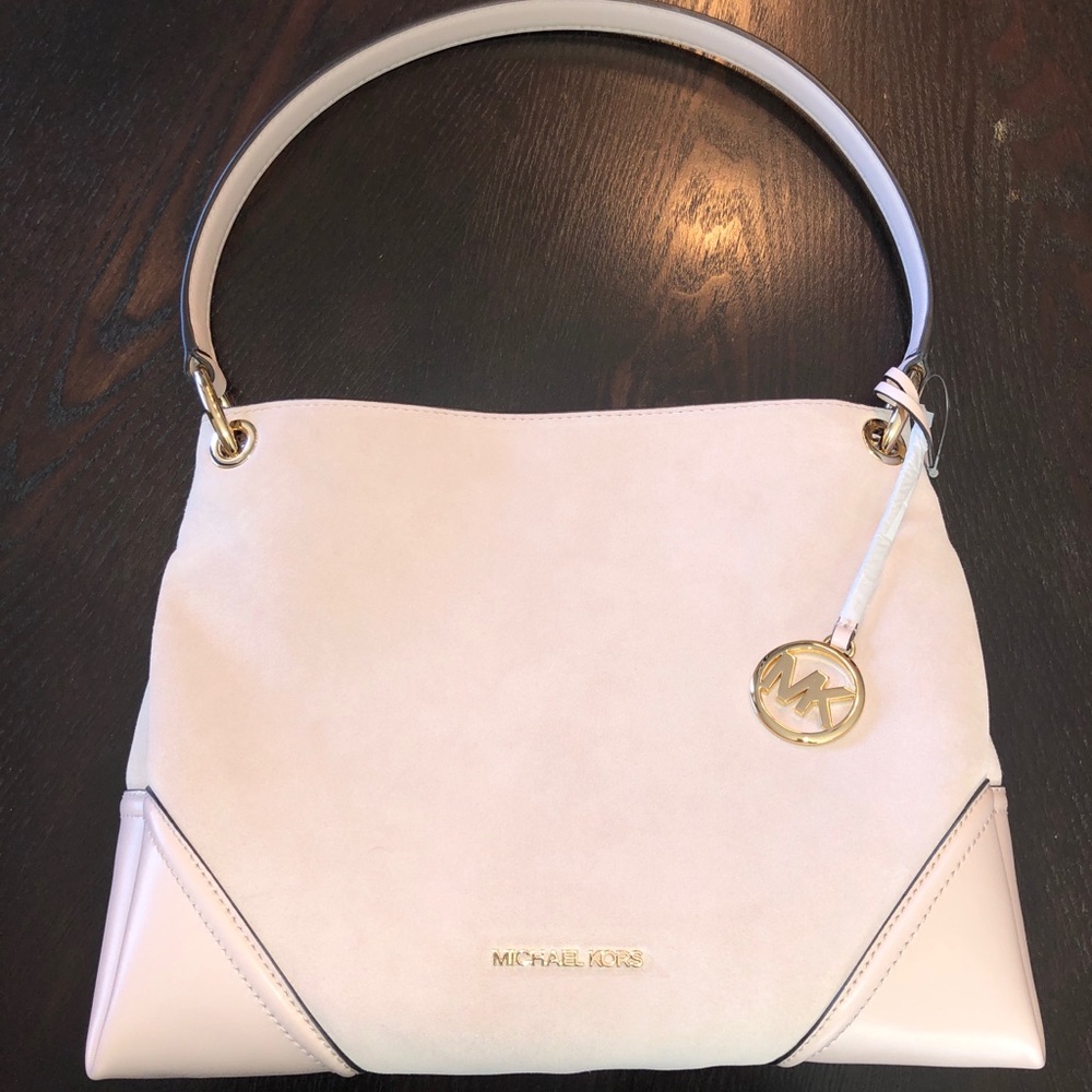 Michael Kors “Nicole” leather pink purse NWT